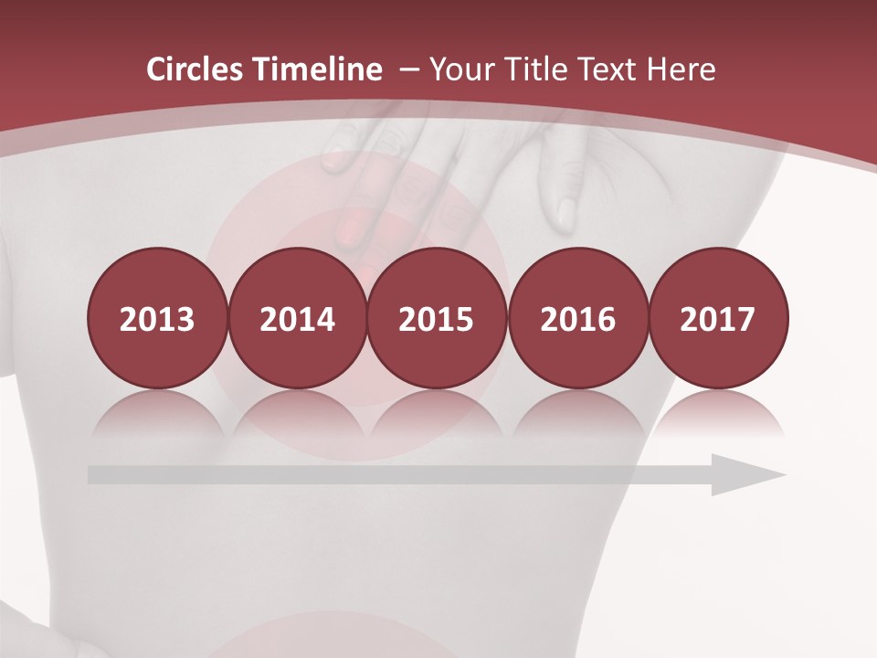 Massieren Genick Kopfschmerzen PowerPoint Template