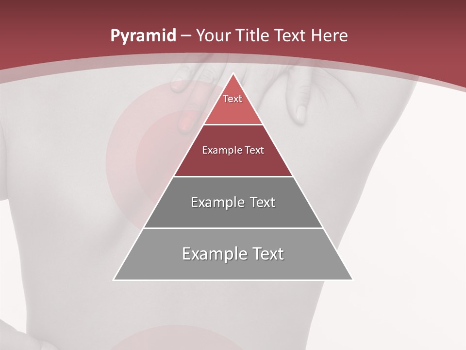 Massieren Genick Kopfschmerzen PowerPoint Template