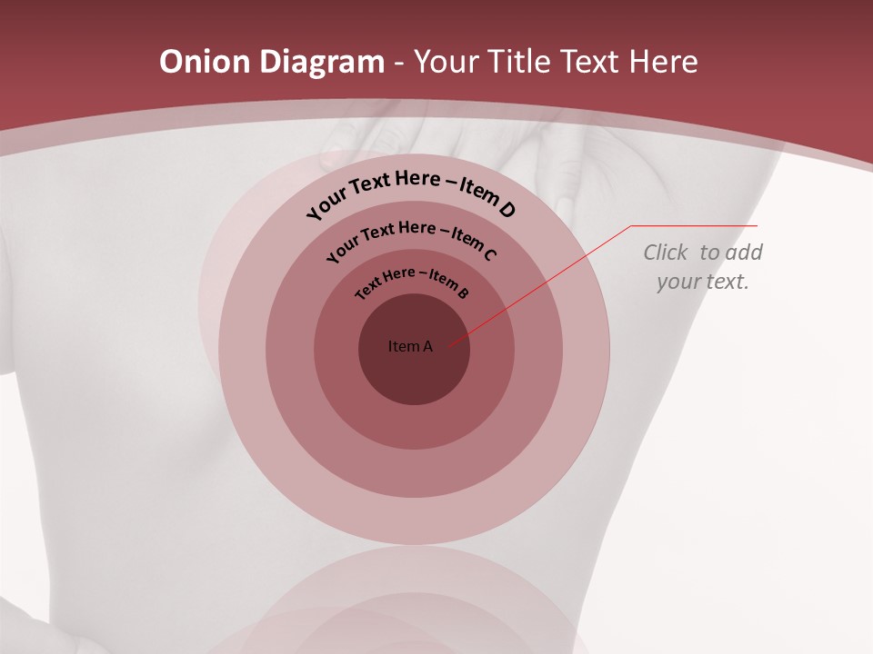 Massieren Genick Kopfschmerzen PowerPoint Template