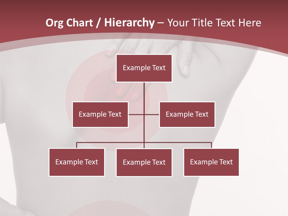Massieren Genick Kopfschmerzen PowerPoint Template