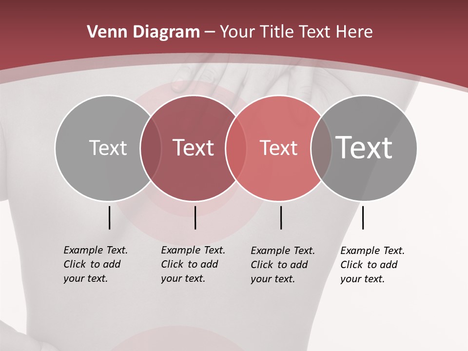 Massieren Genick Kopfschmerzen PowerPoint Template