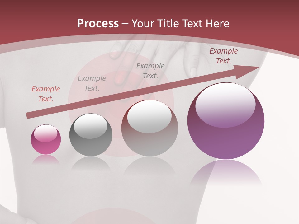 Massieren Genick Kopfschmerzen PowerPoint Template