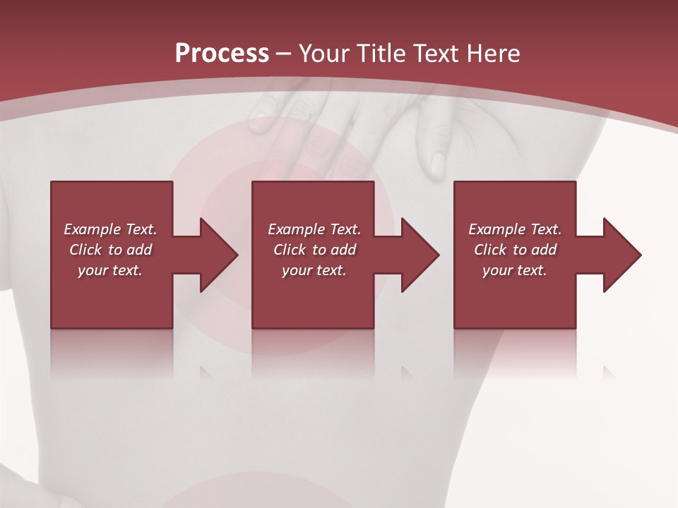 Massieren Genick Kopfschmerzen PowerPoint Template