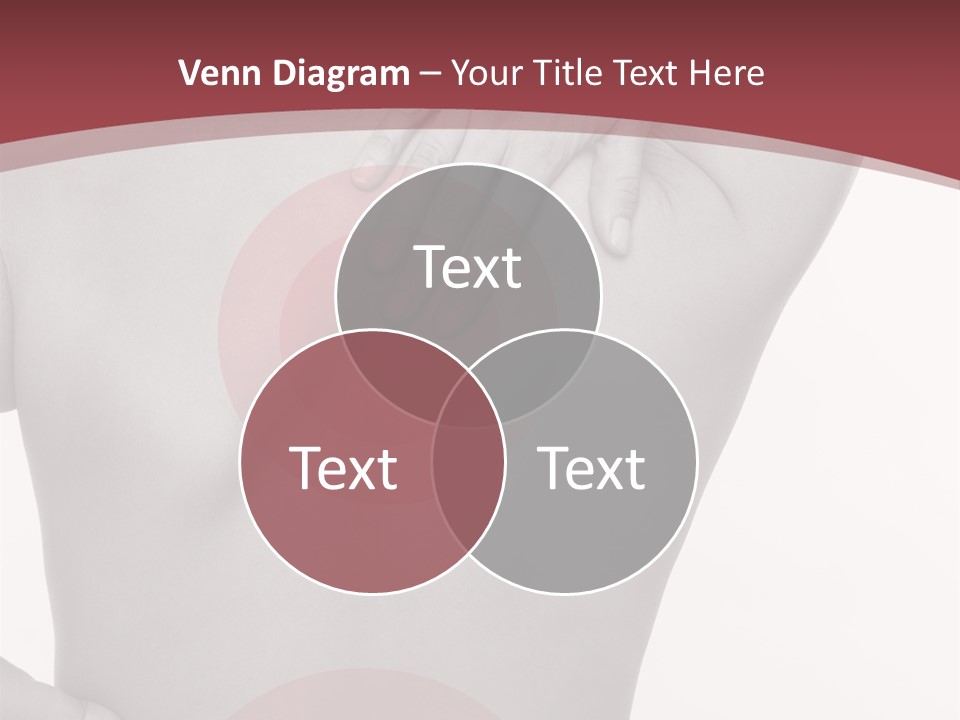 Massieren Genick Kopfschmerzen PowerPoint Template