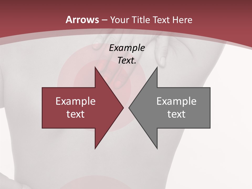 Massieren Genick Kopfschmerzen PowerPoint Template