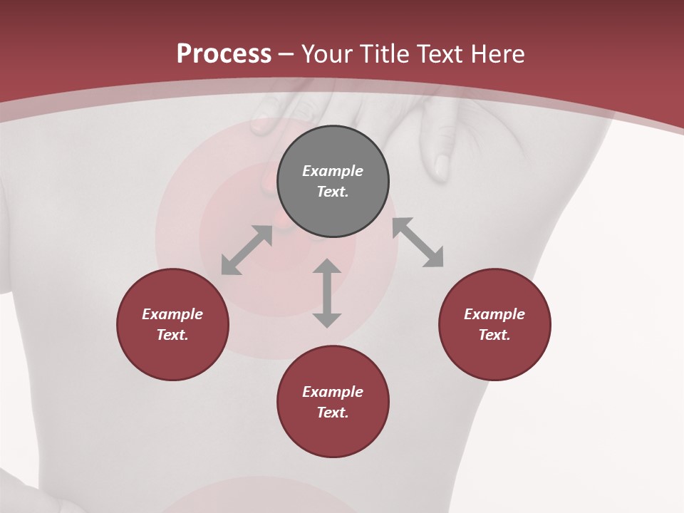 Massieren Genick Kopfschmerzen PowerPoint Template