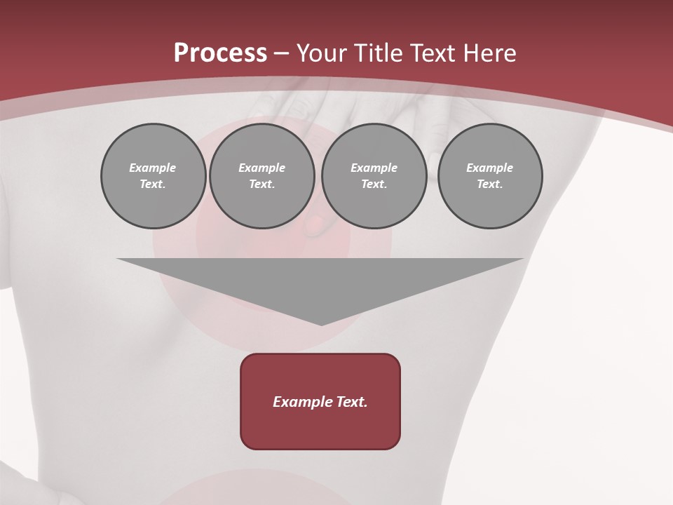 Massieren Genick Kopfschmerzen PowerPoint Template