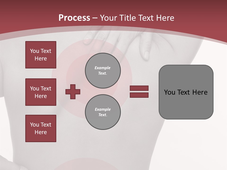 Massieren Genick Kopfschmerzen PowerPoint Template