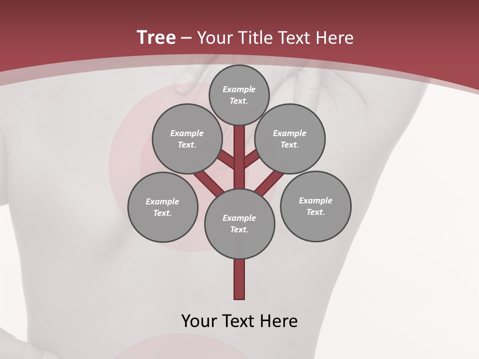 Massieren Genick Kopfschmerzen PowerPoint Template