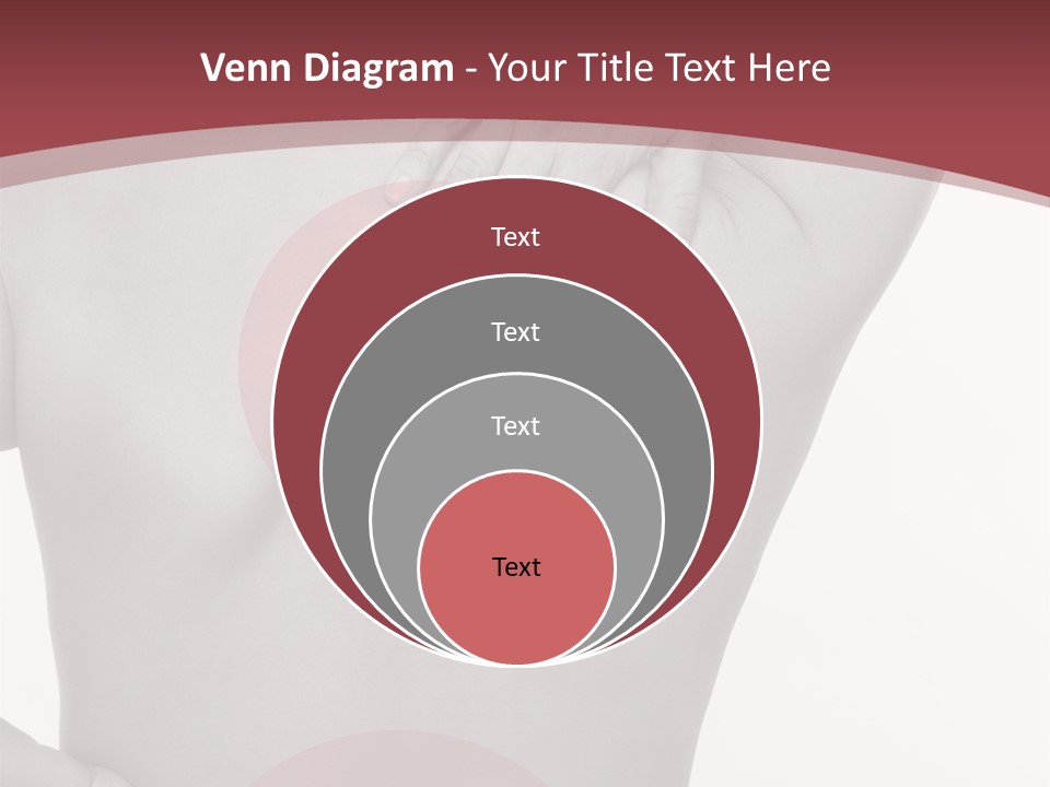 Massieren Genick Kopfschmerzen PowerPoint Template