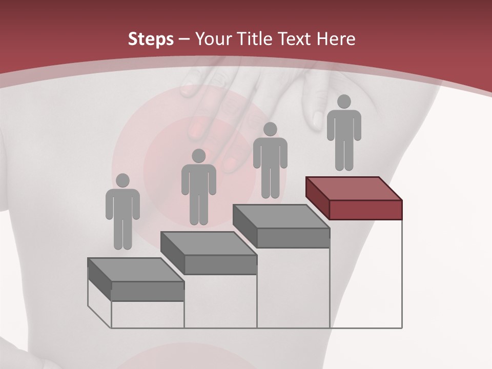 Massieren Genick Kopfschmerzen PowerPoint Template