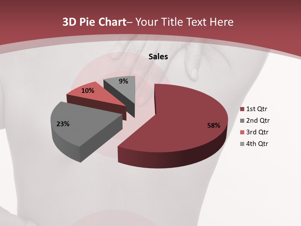Massieren Genick Kopfschmerzen PowerPoint Template