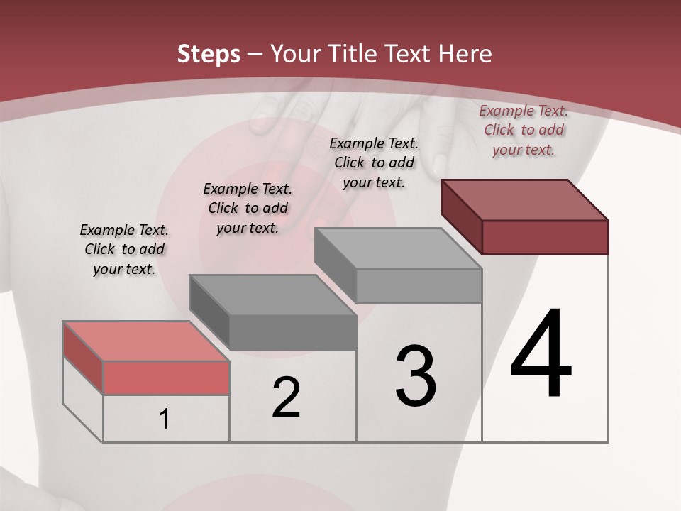 Massieren Genick Kopfschmerzen PowerPoint Template