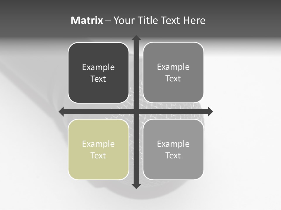 Over White Hold Wire PowerPoint Template