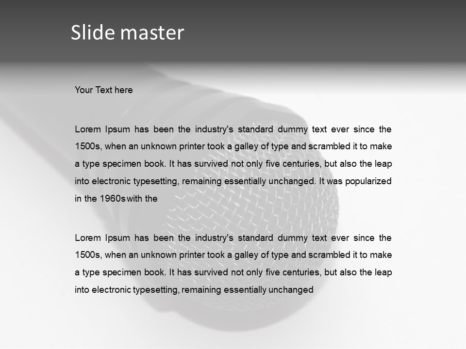 Over White Hold Wire PowerPoint Template