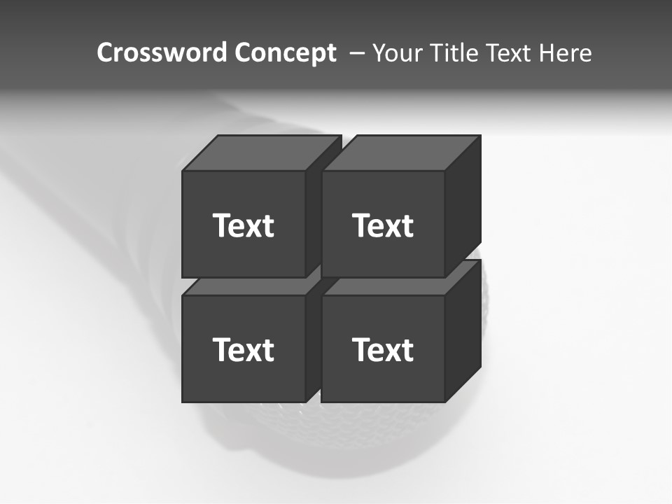 Over White Hold Wire PowerPoint Template