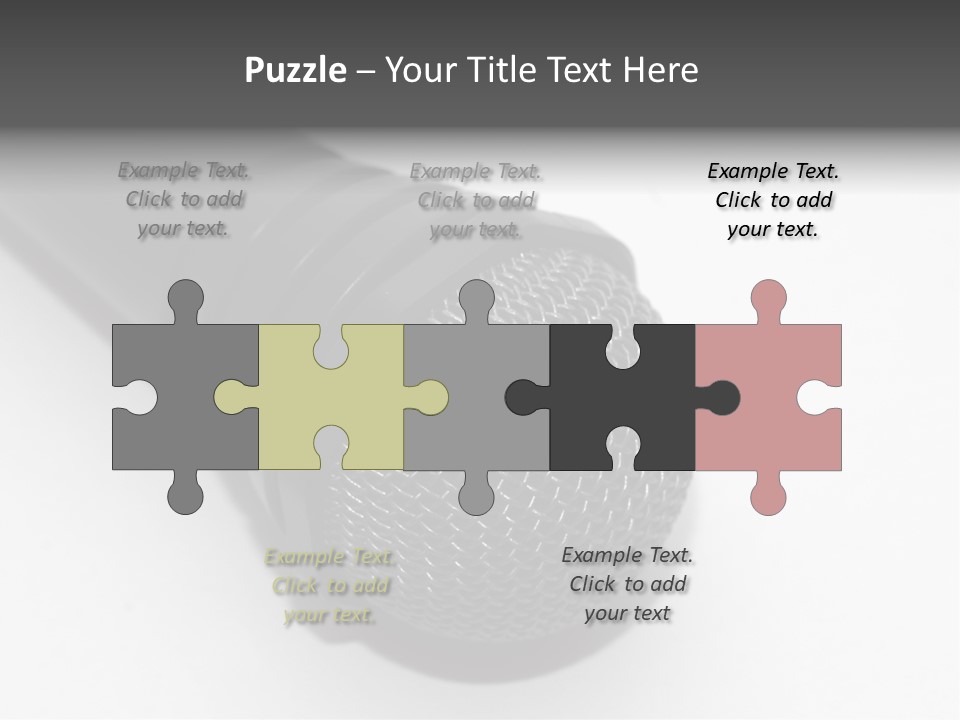 Over White Hold Wire PowerPoint Template