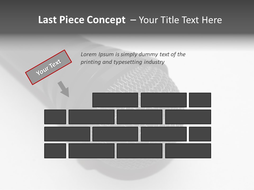 Over White Hold Wire PowerPoint Template