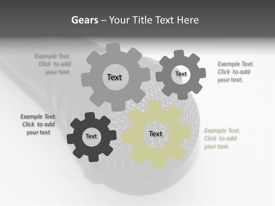 Over White Hold Wire PowerPoint Template