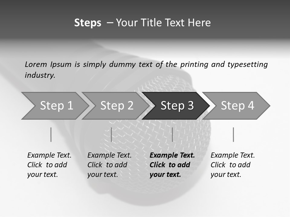 Over White Hold Wire PowerPoint Template
