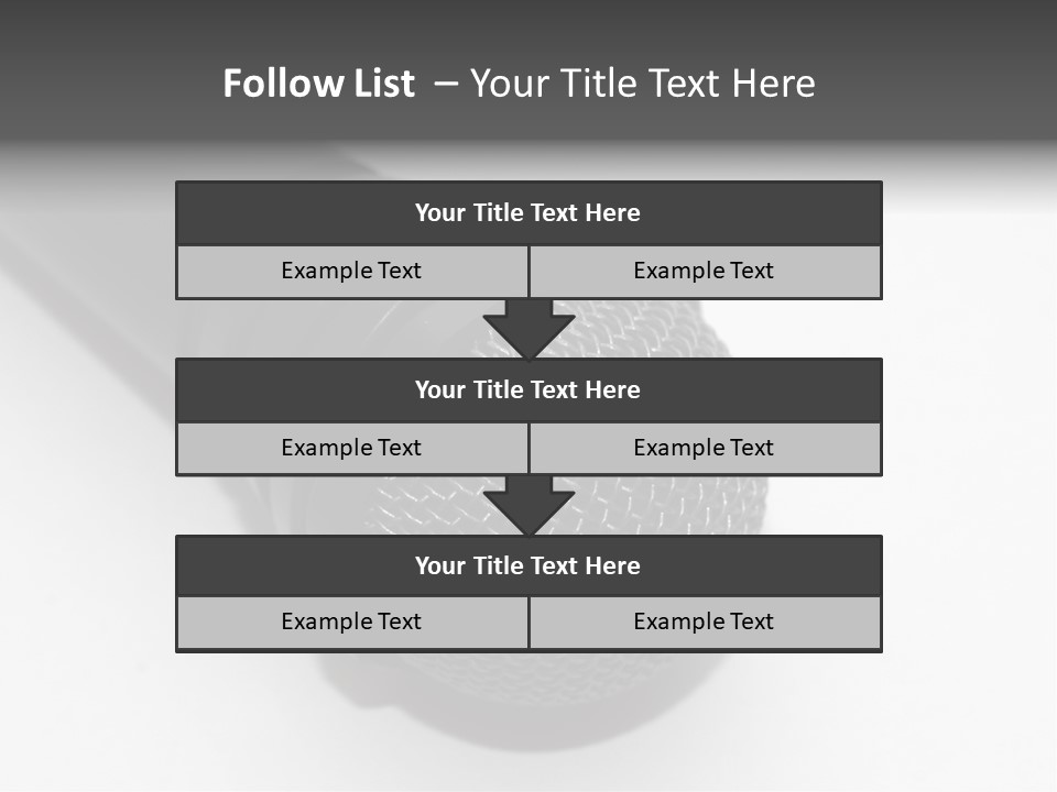 Over White Hold Wire PowerPoint Template
