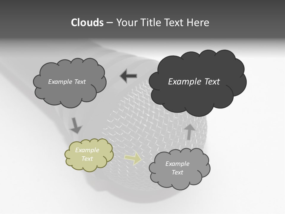 Over White Hold Wire PowerPoint Template