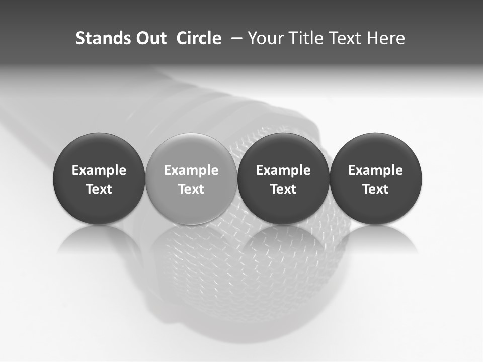 Over White Hold Wire PowerPoint Template