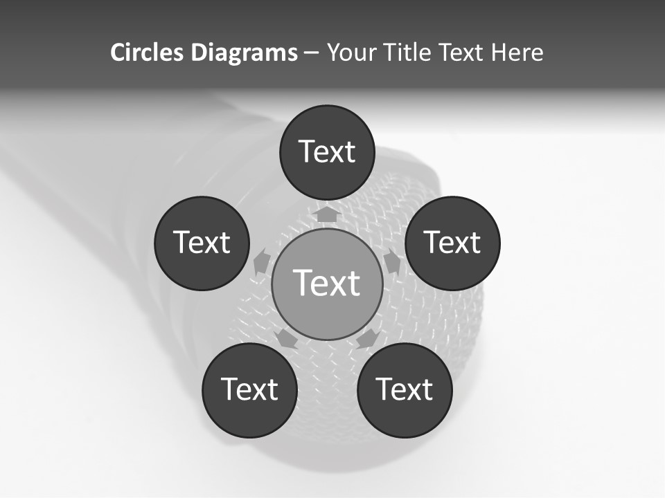 Over White Hold Wire PowerPoint Template