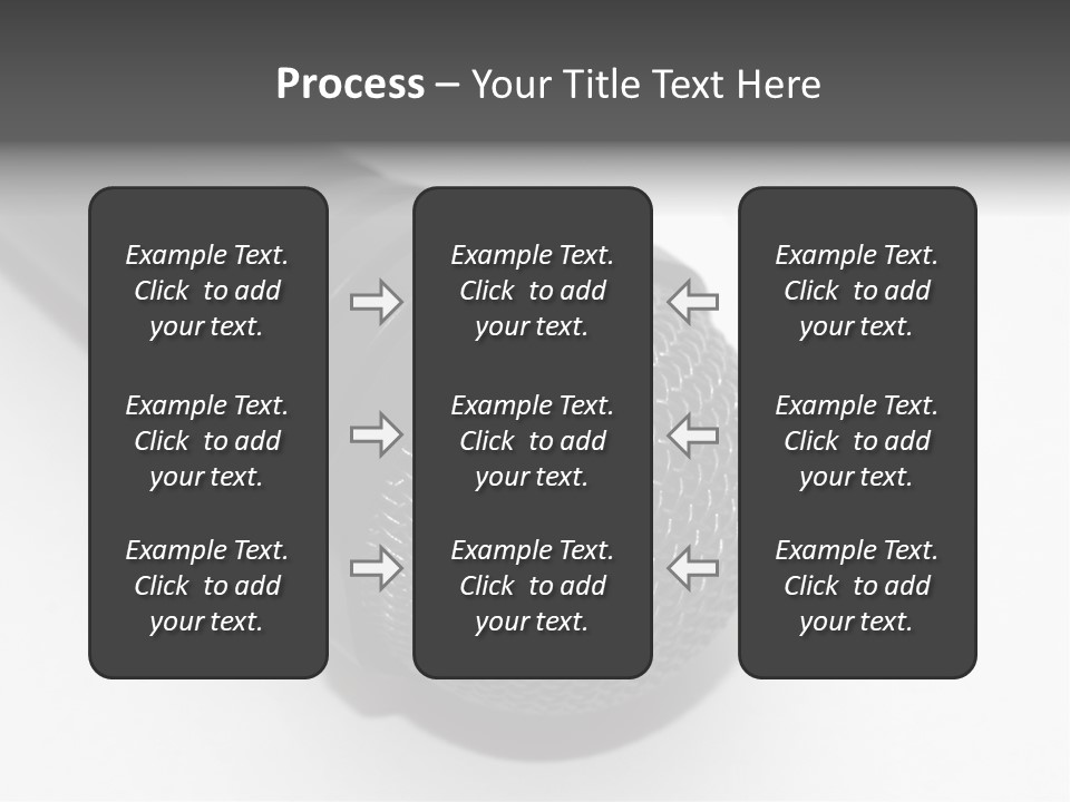 Over White Hold Wire PowerPoint Template