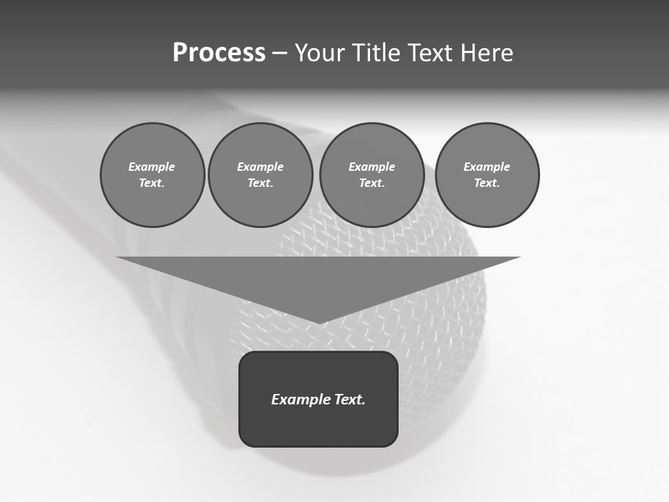 Over White Hold Wire PowerPoint Template