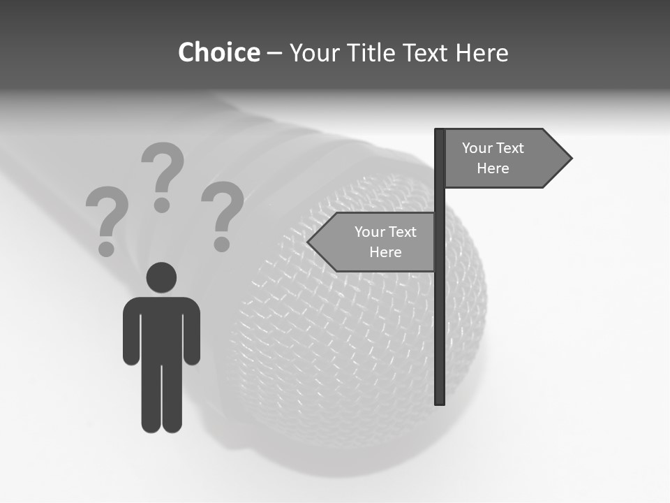 Over White Hold Wire PowerPoint Template