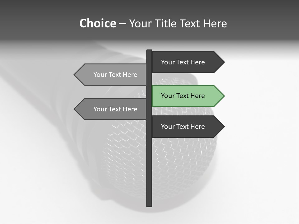 Over White Hold Wire PowerPoint Template