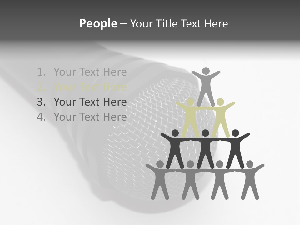 Over White Hold Wire PowerPoint Template