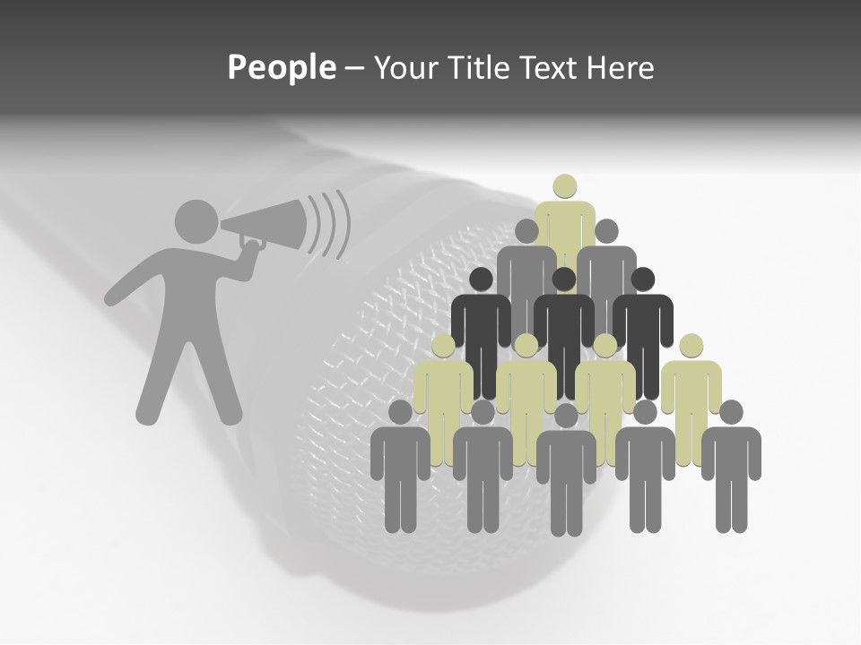 Over White Hold Wire PowerPoint Template