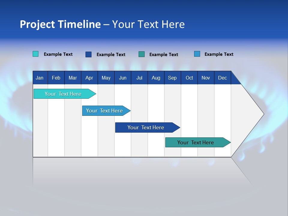 Flamme Inflation Feu PowerPoint Template