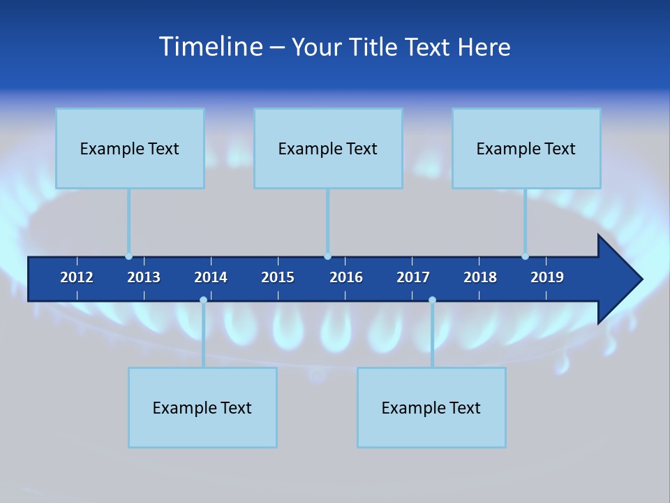 Flamme Inflation Feu PowerPoint Template