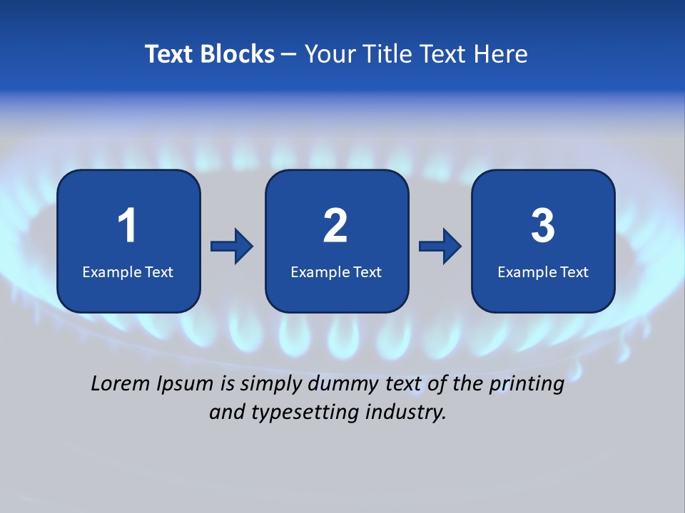 Flamme Inflation Feu PowerPoint Template