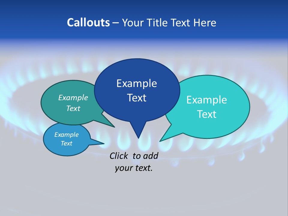 Flamme Inflation Feu PowerPoint Template