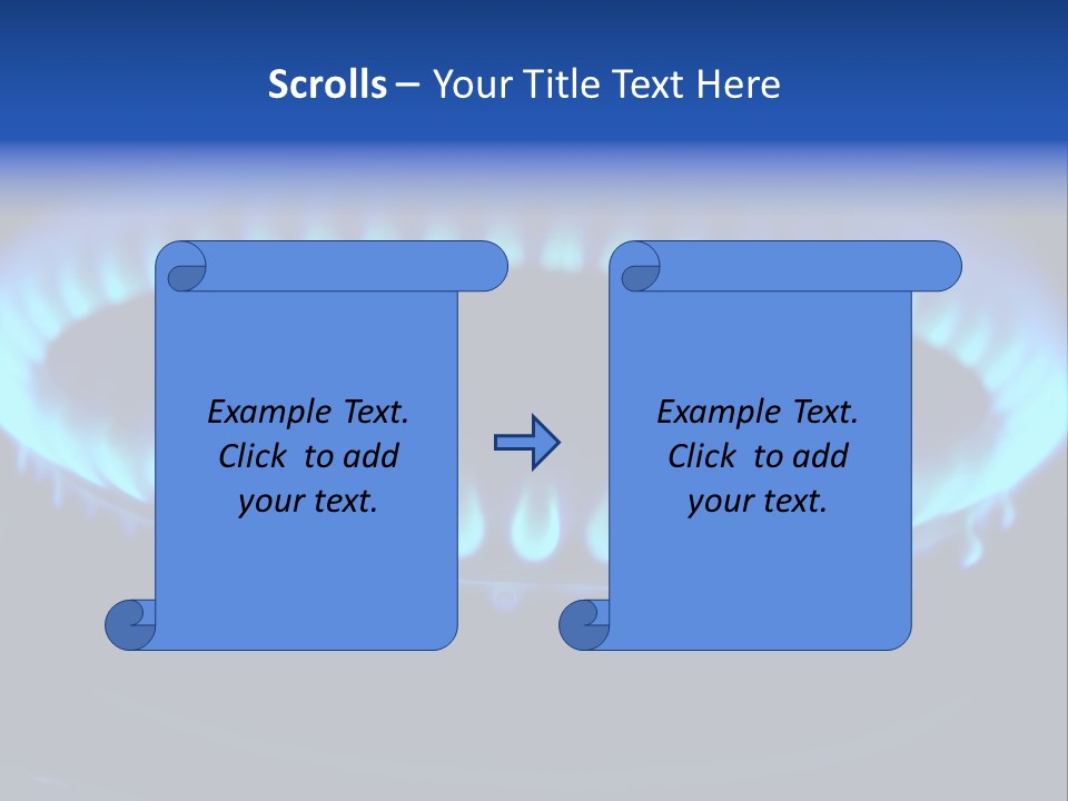 Flamme Inflation Feu PowerPoint Template