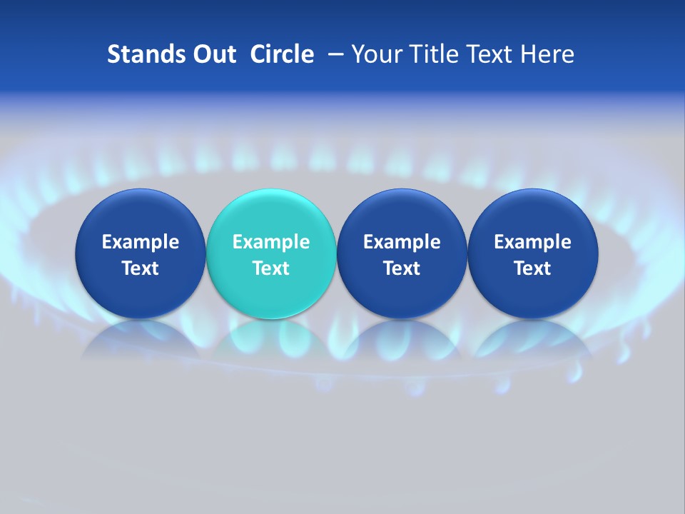 Flamme Inflation Feu PowerPoint Template