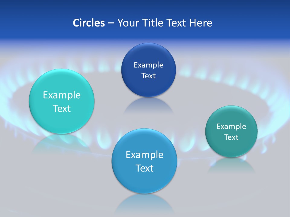 Flamme Inflation Feu PowerPoint Template