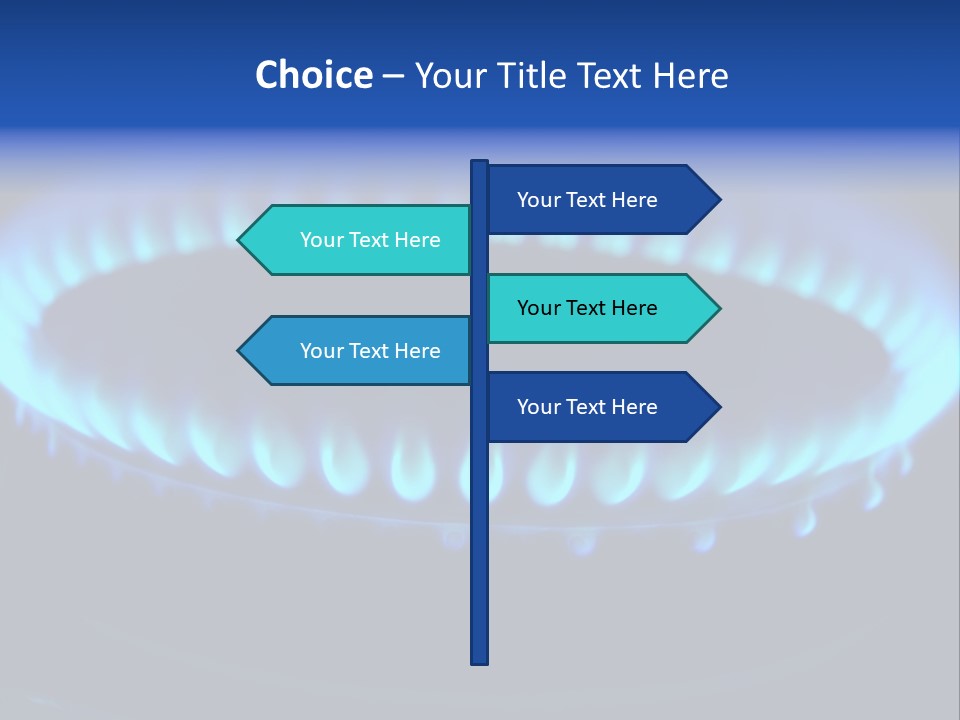 Flamme Inflation Feu PowerPoint Template