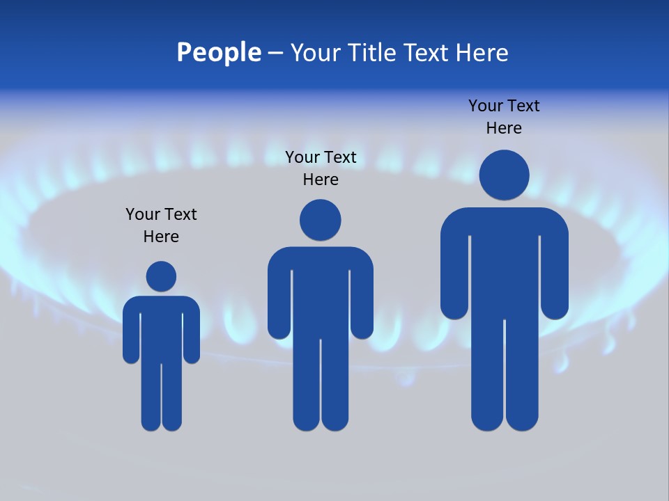 Flamme Inflation Feu PowerPoint Template