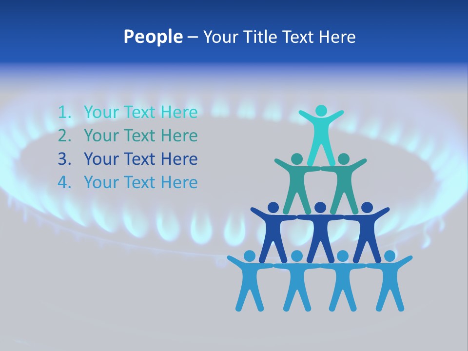 Flamme Inflation Feu PowerPoint Template