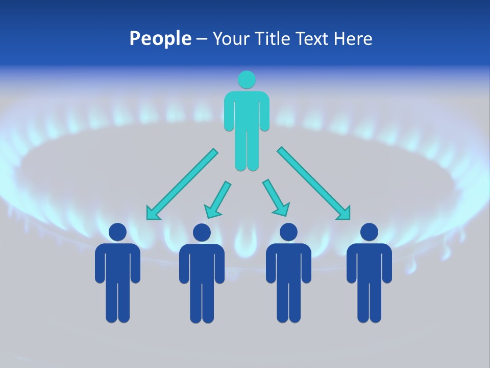 Flamme Inflation Feu PowerPoint Template