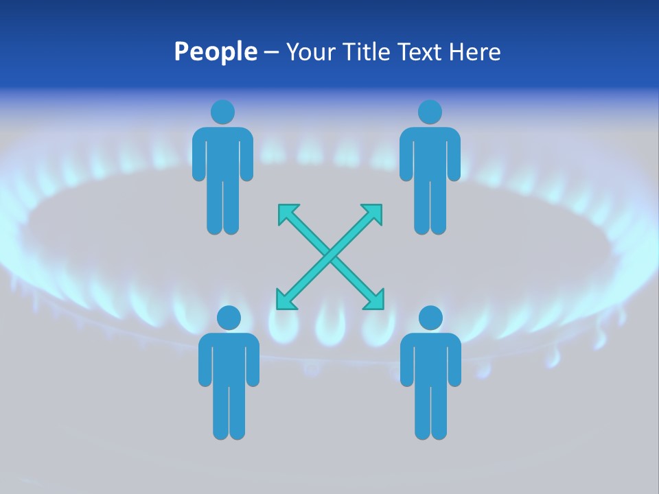 Flamme Inflation Feu PowerPoint Template