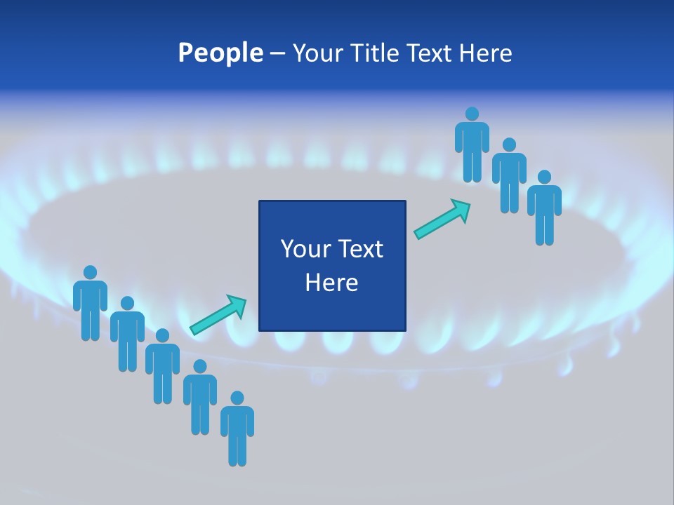 Flamme Inflation Feu PowerPoint Template