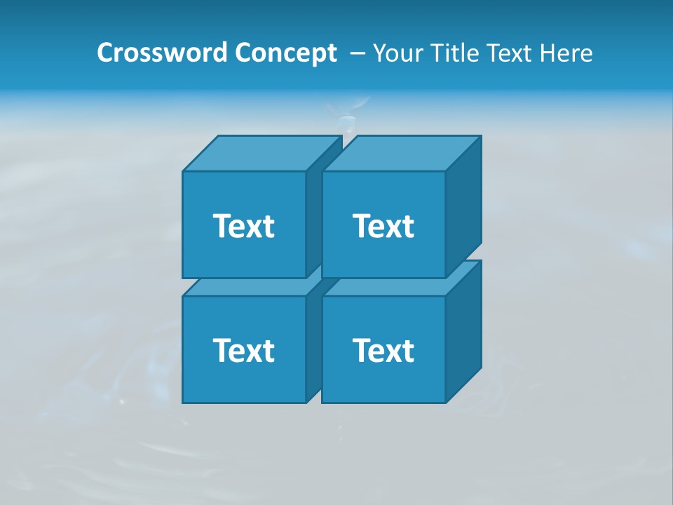 Welligkeit Natur Ase PowerPoint Template