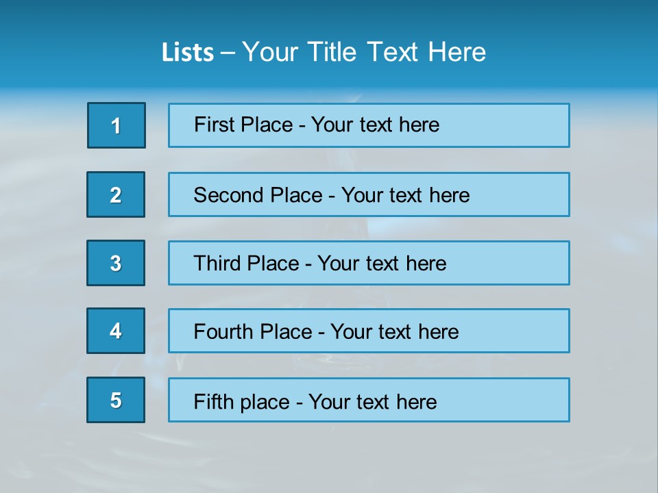 Welligkeit Natur Ase PowerPoint Template