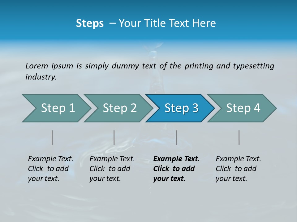 Welligkeit Natur Ase PowerPoint Template